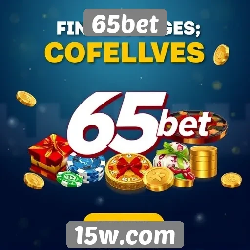 Ofertas promocionais disponíveis na plataforma 65bet